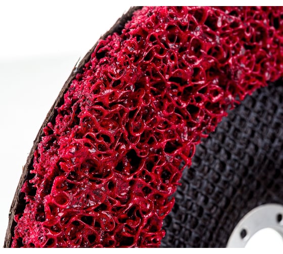 Диск зачистной Clean Strip Red 178х22 мм с фибровой оправкой BlackFox 12585