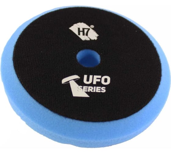Круг полировальный поролоновый 150x25мм UFO Medium Cut полужесткий рельефный синий H7 893397 1