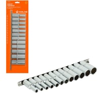 Набор головок 1/2" шестигранных глубоких Airline 12пр. (5/16"-15/16") ATAO087