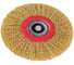 Корщетка дисковая Diamond Industrial 125 x 22,2/М14 мягкая латунированная проволока 0.3 мм DIDSHM12522 5