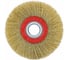Корщетка дисковая Diamond Industrial 125 x 22,2/М14 мягкая латунированная проволока 0.3 мм DIDSHM12522 1