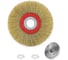 Корщетка дисковая Diamond Industrial 125 x 22,2/М14 мягкая латунированная проволока 0.3 мм DIDSHM12522 7