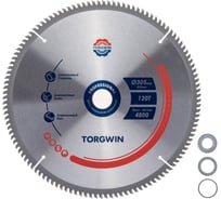 Диск пильный по алюминию TORGWIN 305х30 мм T120 (переходное кольцо 25.4) T1386317H