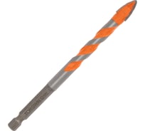 Сверло по кафелю/стеклу крестовое зубчатое TORGWIN 12х122х68мм T1968504