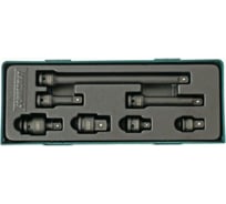 Комплект аксессуаров для ударных головок 1/2"DR 7 предметов (ложемент) Jonnesway S03A401SP