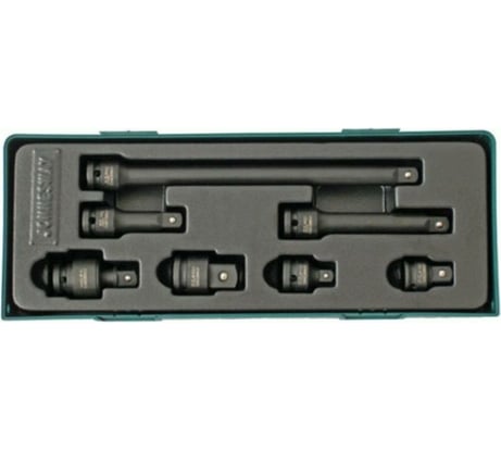 Комплект аксессуаров для ударных головок 1/2"DR  7 предметов (ложемент) Jonnesway S03A401SP