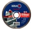 Диск алмазный сплошной ультратонкий KRUGO MASTER 150х1.6х22.2х8 мм 81041500244 1