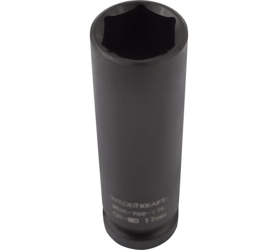 Головка ударная глубокая тонкостенная 6-гранная (17 мм; 1/2") WIEDERKRAFT WDK-702-17L