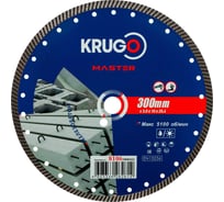 Диск алмазный Турбо по железобетону KRUGO MASTER 300х3.0х25.4х12 мм 81063000262