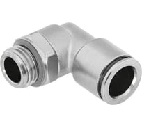 Фитинг цанговый TITAN LOCK угловой 10 мм, наруж. резьба 1/4,  нерж.сталь, тип PL TLP-PL10-02SS