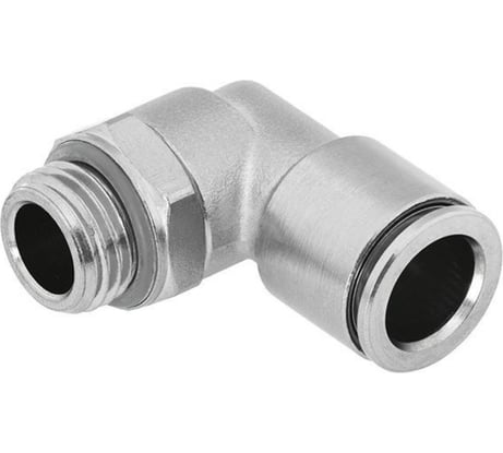 Фитинг цанговый TITAN LOCK угловой 10 мм, наруж. резьба 3/8, нерж.сталь, тип PL TLP-PL10-03SS