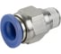 Фитинг цанговый TITAN LOCK прямой, 6 мм, наруж. резьба 1/4, нерж.сталь, тип PC TLP-PC6-02SS 1
