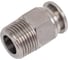 Фитинг цанговый TITAN LOCK прямой, 10 мм, наруж. резьба 3/8, нерж.сталь, тип PC TLP-PC10-03SS 2