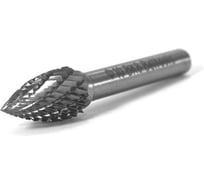 Борфреза гиперболическая (G) с точечным торцом 10 твердосплавная ВК8 dхв-ка=6 мм Х-образная насечка Beltools ri.377.27