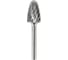 Бор-фреза Профоснастка №1056, форма F, 12х25х70/хв6 мм, твердосплавная HP (2x эффективность работ) 861631225704 1