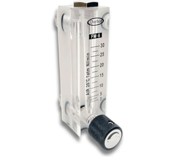 Ротаметр DELTAKIP DFG-6T с регулятором 3-30л/м DK-L0000004 1