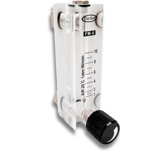 Ротаметр DELTAKIP DFG-6T с регулятором 1-10л/м DK-L0000003 1