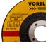 Диск отрезной по металлу VOREL выпуклый, 115x3.2x22 мм 8655 4