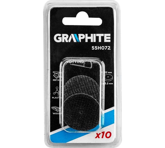 Диск режущий с двойной сеткой (10 шт; 32x3.2 мм) GRAPHITE 55H072