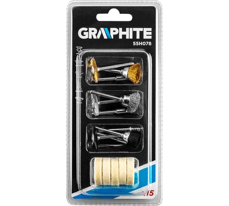 Набор аксессуаров 15 шт GRAPHITE 55H078