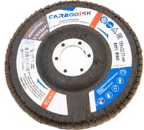 Круг лепестковый торцевой (125х22.23 мм; P80; корунд) CARBODISK Н0160442 00-00016212