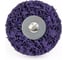 Зачистной коралловый диск на шпинделе TILFLEX Coral-Button Wheel (фиолетовый), 75 мм (2 шт) TL83/2 5