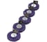 Зачистной коралловый диск на шпинделе TILFLEX Coral-Button Wheel (фиолетовый), 75 мм (2 шт) TL83/2 7