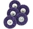 Зачистной коралловый диск TILFLEX на шпинделе Coral-Button Wheel (фиолетовый), 75 мм TL83 7