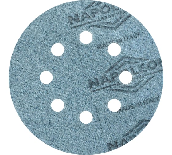 Набор шлифовальных кругов на липучке PROFESSIONAL 50 шт, 125 мм, P320-800, 8 отверстий NAPOLEON NPF-FINE-PRO-125-8