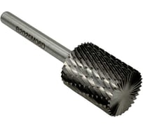 Бор-фреза твердосплавная TORNERI тип В202506 (цилиндрическая), 20.0 мм, хвостовик 6 мм, торцевой зуб, двойная насечка Т025351