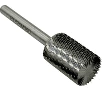 Бор-фреза твердосплавная TORNERI тип В182506 (цилиндрическая), 18.0 мм, хвостовик 6 мм, торцевой зуб, двойная насечка Т025350