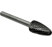 Бор-фреза твердосплавная TORNERI тип F142506 (сфероконическая), 14.0 мм, хвостовик 6 мм, двойная насечка Т025363