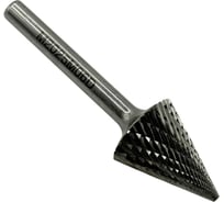 Бор-фреза твердосплавная TORNERI тип M202506 (коническая с заостренным концом), 20.0 мм, хвостовик 6 мм, двойная насечка Т025382