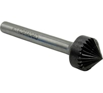 Бор-фреза твердосплавная TORNERI тип K140606 (коническая), 14.0 мм, хвостовик 6 мм, двойная насечка Т025377