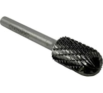 Бор-фреза твердосплавная TORNERI тип C142506 (сфероцилиндрическая), 14.0 мм, хвостовик 6 мм, двойная насечка Т025353