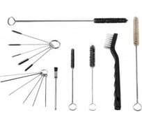 Инструменты для чистки пневмоинструмента Airline набор 21 предмет (щетка, кисточка, ершики, иглы) ATSGR030