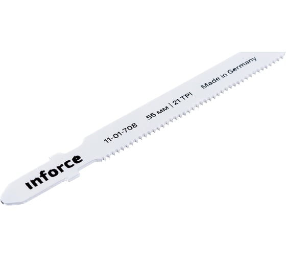 Пилки по металлу 5 шт, 55 мм для лобзика Inforce 11-01-708