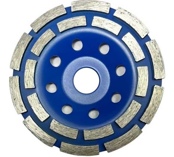 Чашка алмазная двухрядная шлифовальная REALTOOLS 125 мм RTL-DCB-125 1