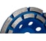 Чашка алмазная двухрядная шлифовальная REALTOOLS 125 мм RTL-DCB-125 3