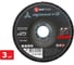 Круг лепестковый торцевой КЛТ по металлу SAMGRUPP 125x22.23 T29 A60 АРМАТА (3 шт) SAMC-0321125060-3 1