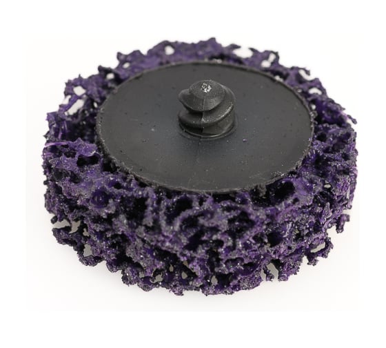 Зачистной коралловый диск на шпинделе TILFLEX Coral-Button Wheel (Фиолетовый), 50 мм с креплением типа ROLOC (5 шт) TL84/5 1