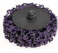 Зачистной коралловый диск на шпинделе TILFLEX Coral-Button Wheel (Фиолетовый), 50 мм с креплением типа ROLOC (10 шт) TL84/10