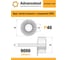 Круг лепестковый Advancetool КЛО 80х40х6 мм Р40 для дрели/ПШМ ADT-8040640Е 3