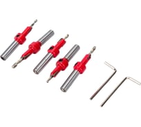 Набор зенковочных сверл WC YG8 5 шт SKRAB 30158