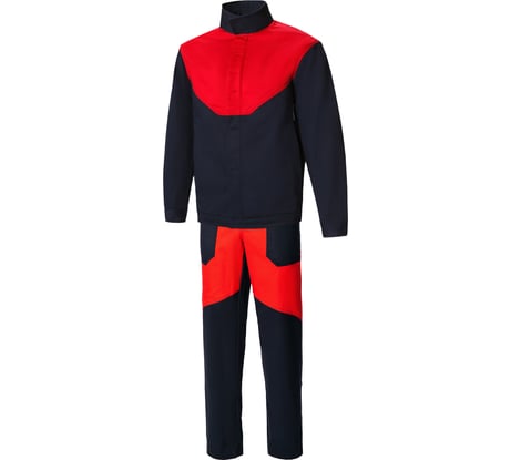 Костюм сварщика Прометей (размер 44-46; рост 170-176; темно-синий/красный) СОЮЗСПЕЦОДЕЖДА 2000000019758