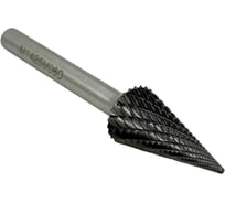 Бор-фреза твердосплавная TORNERI тип M142506 (коническая с заостренным концом), 14.0 мм, хвостовик 6 мм, двойная насечка Т025381