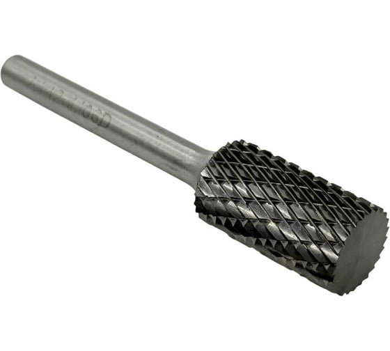 Бор-фреза твердосплавная TORNERI тип A142506 (цилиндрическая), 14.0 мм, хв. 6 мм, двойная насечка Т025344 1