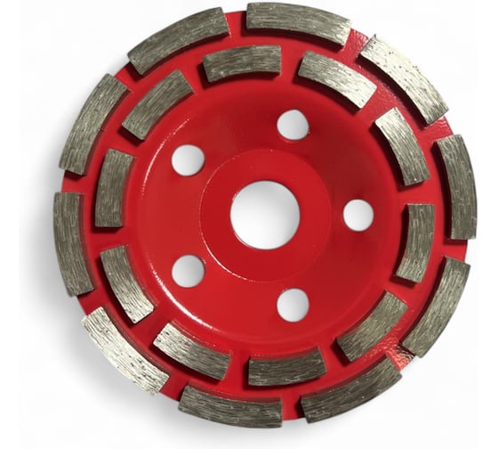 Чашка алмазная двухрядная шлифовальная REALTOOLS 125 мм RTL-DCR-125 1