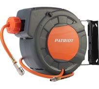 Шланг пневматический армированный на автоматической катушке Patriot PHC 10/16 (прямой, ПВС армированный, 10 м, 10х16 мм, 10/20 бар) 520002425