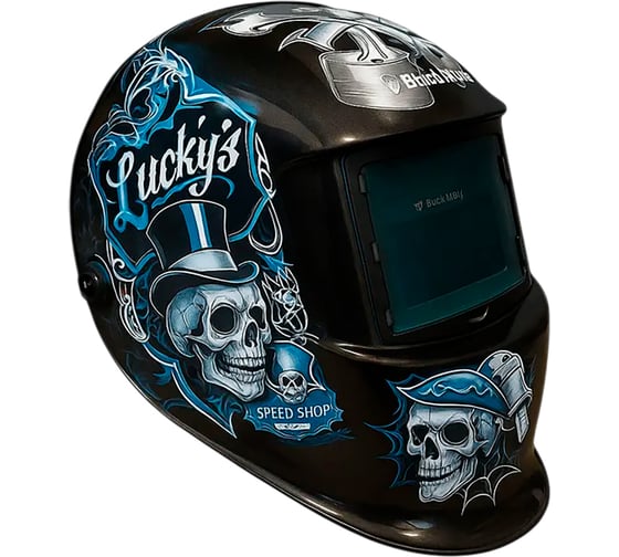 Маска сварщика BlackWeld Scull 150148 1